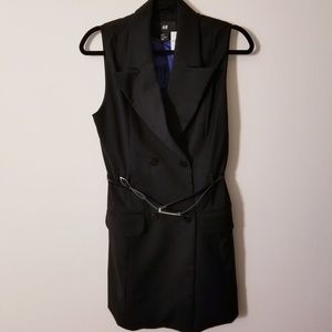 H&M Long Sleeveless Blazer